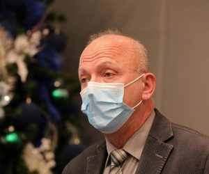 06.12.2021., Rijeka - Ravnatelj Nastavnog zavoda za javno zdravstvo PGZ Vladimir Micovic govorio je na redovnoj konferenciji za medije Primorsko goranske zupanije.
Photo: Goran Kovacic/PIXSELL