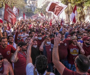Italy: Salernitana supporters celebrate Salernitana supporters celebrate promotion to Serie A in the city streets on May 10, 2021 in Salerno, Italy. Salernitana have gained promotion to Serie A, Italy s premier football league, for the first time in twenty-three years after beating Pescara 0-3 away from home ABPH1842 Copyright: xAntonioxBalascox