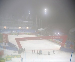 Zagreb, 05.01.2022 - Pripreme pred poèetak Audi FIS World Cup "Snow Queen Trophy" 2022 na zagrebaèkom Sljemenu. 
foto HINA/ Damir SENÈAR/ ua