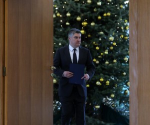 Zagreb, 04.01.2022 - Konferencija za medije Predsjednika Republike Zorana Milanovića. Na fotografiji Zoran Milanović. foto HINA/ Daniel KASAP/ dk