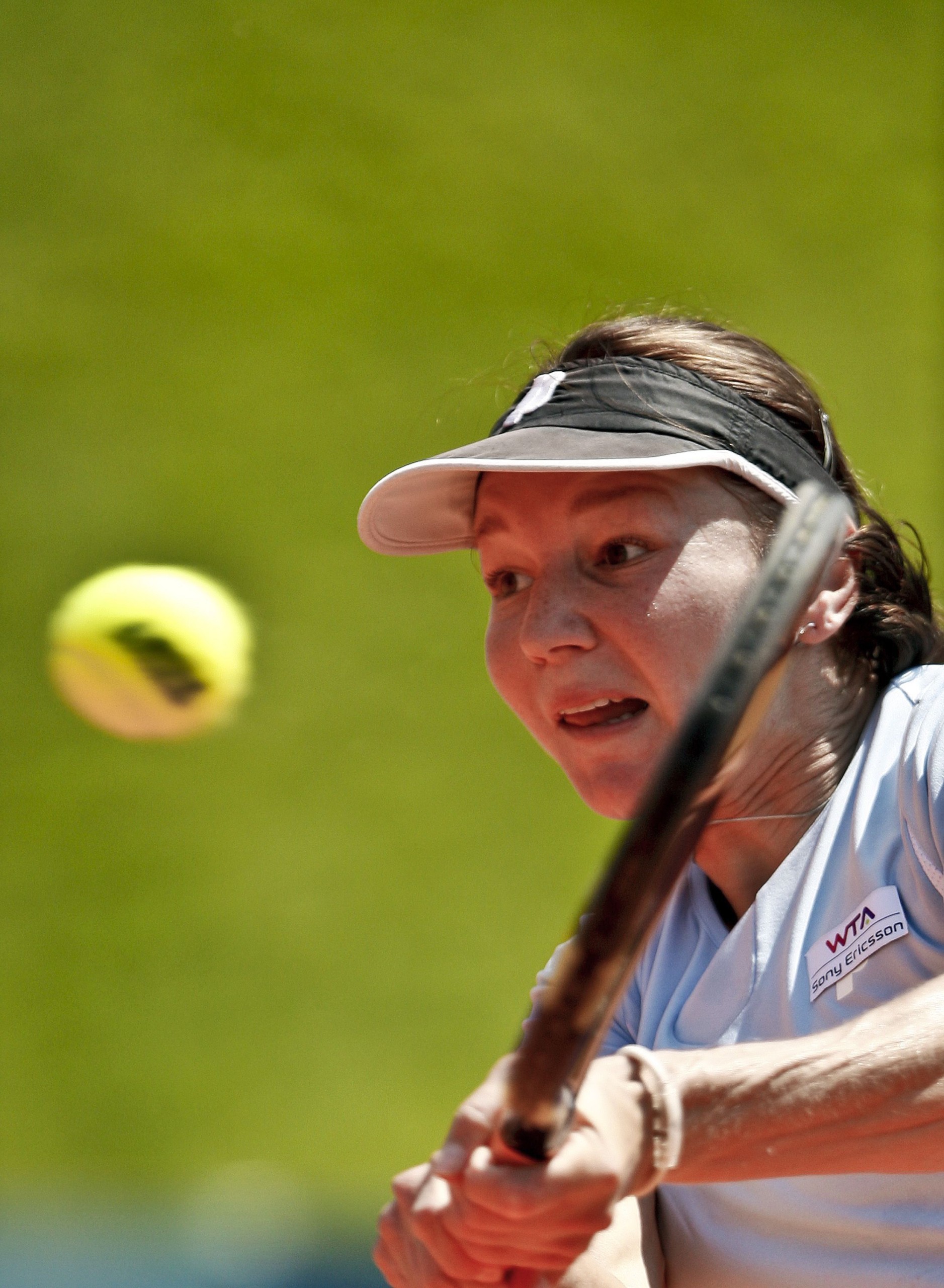epa09671962 (FILE) - Czech Republic tennis player Renata Voracova in action during her match against Jarmila Gajdosova of Australia, at the Tennis Estoril Open, in Oeiras, Portugal, 26 April 2011 (reissued 07 January 2021). Australian authorities revoked the visa of Czech tennis player Renata Voracova and put her under 'medical detention', Australian media are cited on 07 January 2021. Veracova was scheduled to compete in the 2022 Australian Open starting 17 January.  EPA/MARIO CRUZ *** Local Caption *** 02703548