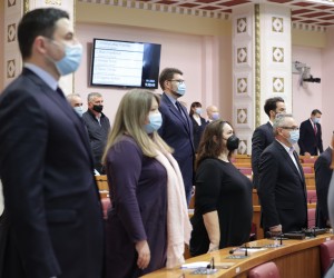 Zagreb, 19.01.2022. - Aktualnim prijepodnevom započela je 10. sjednica Hrvatskog sabora.
Na fotografiji Peđa Grbin.
foto HINA/ Edvard ŠUŠAK/ es