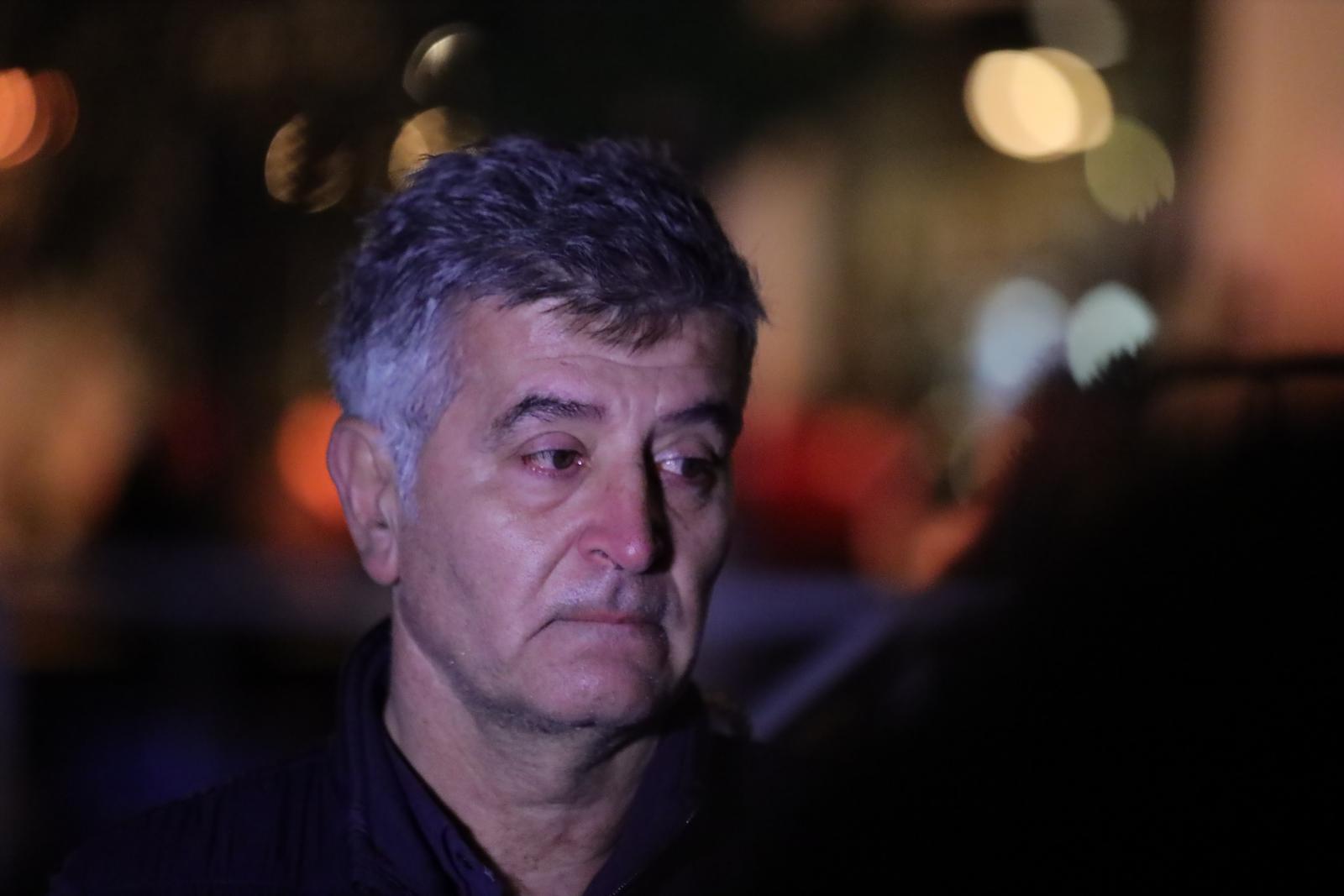 02, January, 2022, Belgrade - The father of the missing young man Matej Peris from Split, Nenad Peris, a famous water polo judge in front of the Gothic club in Beton Hall, where his son was last seen. Nenad Peris. Photo:Milan Maricic/ATAImages

02, januar, 2022, Beograd  - Otac nestalog Splicanina Mateja Perisa, Nenad Peris, poznati vaterpolo sudija ispred kluba Gotik u Beton hali, gde je njegov sin poslednji put vidjen. Photo: Milan Maricic/ATAImages Photo: Milan Maricic/ATAImages/PIXSELL