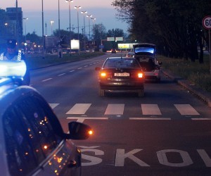 02.04.2017., Zagreb - Nalet osobnog automobila na pjesakinju na zebri u Vatikanskoj ulici. Policija obavlja ocevid. rPhoto: Zeljko Lukunic/PIXSELL