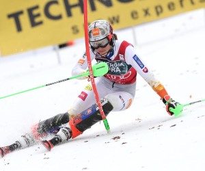 04.01.2022., Zagreb - Prva voznja zenskog slaloma Audi FIS Svjetskog skijaskog kupa Snow Queen Trophy 2022. Petra Vlhova Photo: Luka Stanzl/PIXSELL