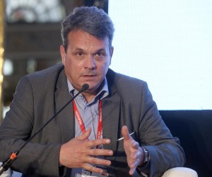 04.05.2017., Zagreb - Konferencija Hrvatska kakvu trebamo - Obrazovanje, znanost i digitalna buducnost u organizaciji Vecernjeg lista odrzana je u hotelu Esplanade. Panel diskusija: Digitalna transformacija i trziste rada. Pero Lucin. rPhoto: Goran Stanzl/PIXSELL
