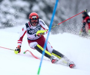 06.01.2022., Zagreb - Prva voznja muskog slaloma Audi FIS Svjetskog skijaskog kupa Snow Queen Trophy 2022. Michael Matt Photo: Matija Habljak/PIXSELL