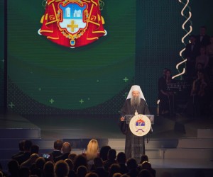 08.01.2022., Sportska dvorana Borik, Banjaluka (BiH) – Na svecanoj akademiji povodom proslave 30 godina postojanja Republike Srpske govore su odrzali Milorad Dodik, srpski clan Predsjednistva BiH, Ana Brnabic, premijerka Srbije, Zeljka Cvijanovic, predsjednica RS, i srpski patrijarh Porfirije. Na kraju akademije nastupila je glazbena grupa „Beogradski sindikat“ koja je premijerno izvela pjesmu pod nazivom "Jedina Srpska" povodom tri decenije od nastanka Republike Srpske.

  Photo: Dejan Rakita/PIXSELL