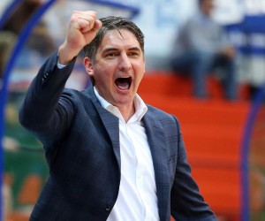 10.05.2017., KC Drazen Petrovic, Zagreb - Druga utakmica polufinala A1 kosarkaske lige, KK Cibona - GKK Sibenik. Trener Damir Mulaomerovic. "nPhoto: Jurica Galoic/PIXSELL