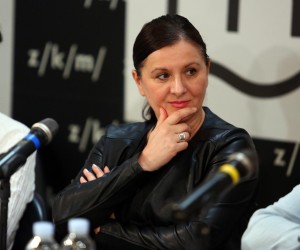 11.05.2018. Zagreb - Na konferenciji za medije novi umjetnicki direktor Mittelfesta Haris Pasovic predstavio je program Mittelfesta 2018., na cijem su repertoaru neki od vrhunaca suvremene umjetnicke produkcije, medju njima i ZKm-ova visestruko nagradjivana predstava “Hinkemann”. Snjezana Abramovic Milkovic."nPhoto: Matija Habljak/PIXSELL