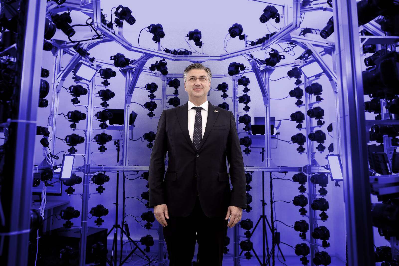 12.01.2022., Novska - Premijer Andrej Plenkovic obisao je Poduzetnicki inkubator PISMO 2. Photo: Zeljko Lukunic/PIXSELL