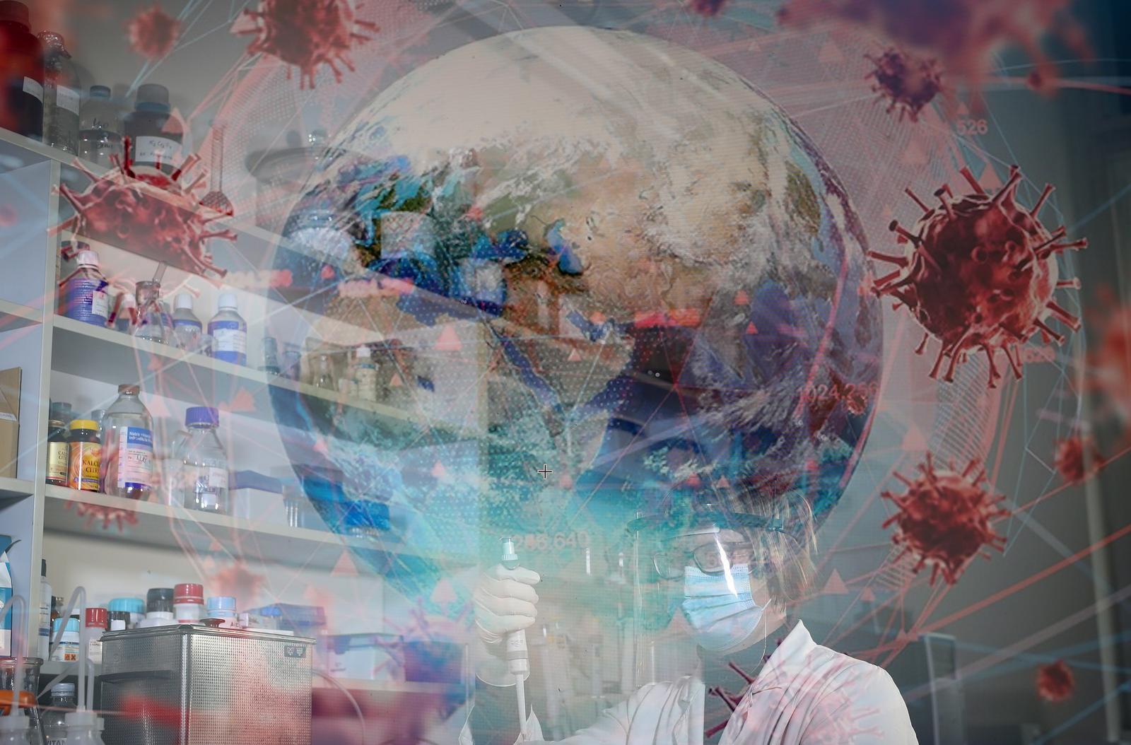 12.11.2020., Zagreb - Ilustracija -  istrazivanje cjepiva za covid-19. Americka farmaceutska tvrtka Pfizer objaviila je u ponedjeljak da je njihovo cjepivo za koronavirus izuzetno efektivno, tocnije efektivnije od 90%. Pfizer cjepivo razvija u suradnji s njemackom tvrtkom BioNTech. Na temelju najava, dvije tvrtke bi do kraja godine mogle isporuciti do 50 milijuna doza cjepiva u svijetu te do 1,3 milijarde doza u 2021. Photo: Zeljko Lukunic/PIXSELL