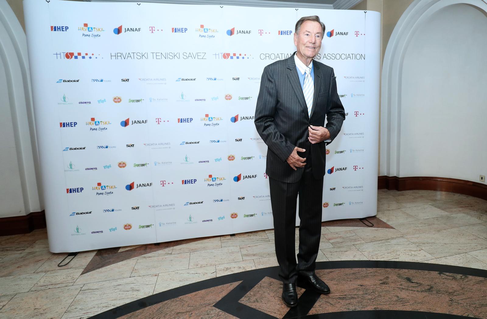 13.09.2019., Zagreb - U Kristalnoj dovrani hotela Westin odrzana je Noc hrvatskog tenisa. Nikola Pilic Photo: Sanjin Strukic/PIXSELL