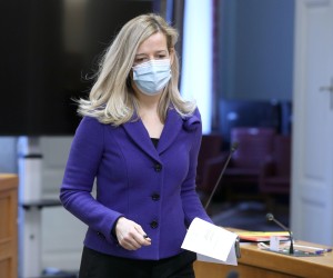 14.12.2021., Zagreb - Sabor 9. sjednicu nastavlja raspravom o provedbi Uredbe (EU) 2020/1503 o europskim pruzateljima usluga skupnog financiranja. Mirela Ahmetovic   Photo: Patrik Macek/PIXSELL