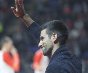 14, December, 2021, Belgrade - The match of the 15th round of the Turkish Airlines Euroleague between KK Crvena zvezda mts and FC Barcelona was played in the Aleksandar Nikolic Hall. Novak Djokovic. Photo: Bane T. Stojanovic/ATAImages

14, decembar, 2021, Beograd  - Utakmica 15. kola Turkish Airlines Evrolige izmedju KK Crvena zvezda mts i FC Barselona odigrana je u hali Aleksandar Nikolic. Photo: Bane T. Stojanovic/ATAImages Photo: Bane T. Stojanovic/PIXSELL