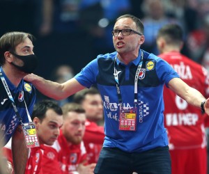 15.01.2022., Pick Arena, Szeged, Madjarska - EHF Europsko prvenstvo, skupina C, 2. kolo, Hrvatska - Srbija. Izbornik Hrvatske Hrvoje Horvat. Photo: Sanjin Strukic/PIXSELL