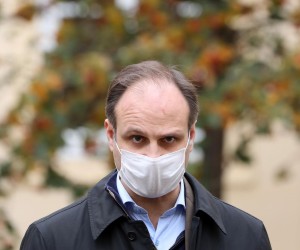 15.11.2020., Zagreb - Izjave za medije nakon sastanka Stozera civilne zastite RH i Vlade. Zvonimir Frka PetesicrrPhoto: Jurica Galoic/PIXSELL