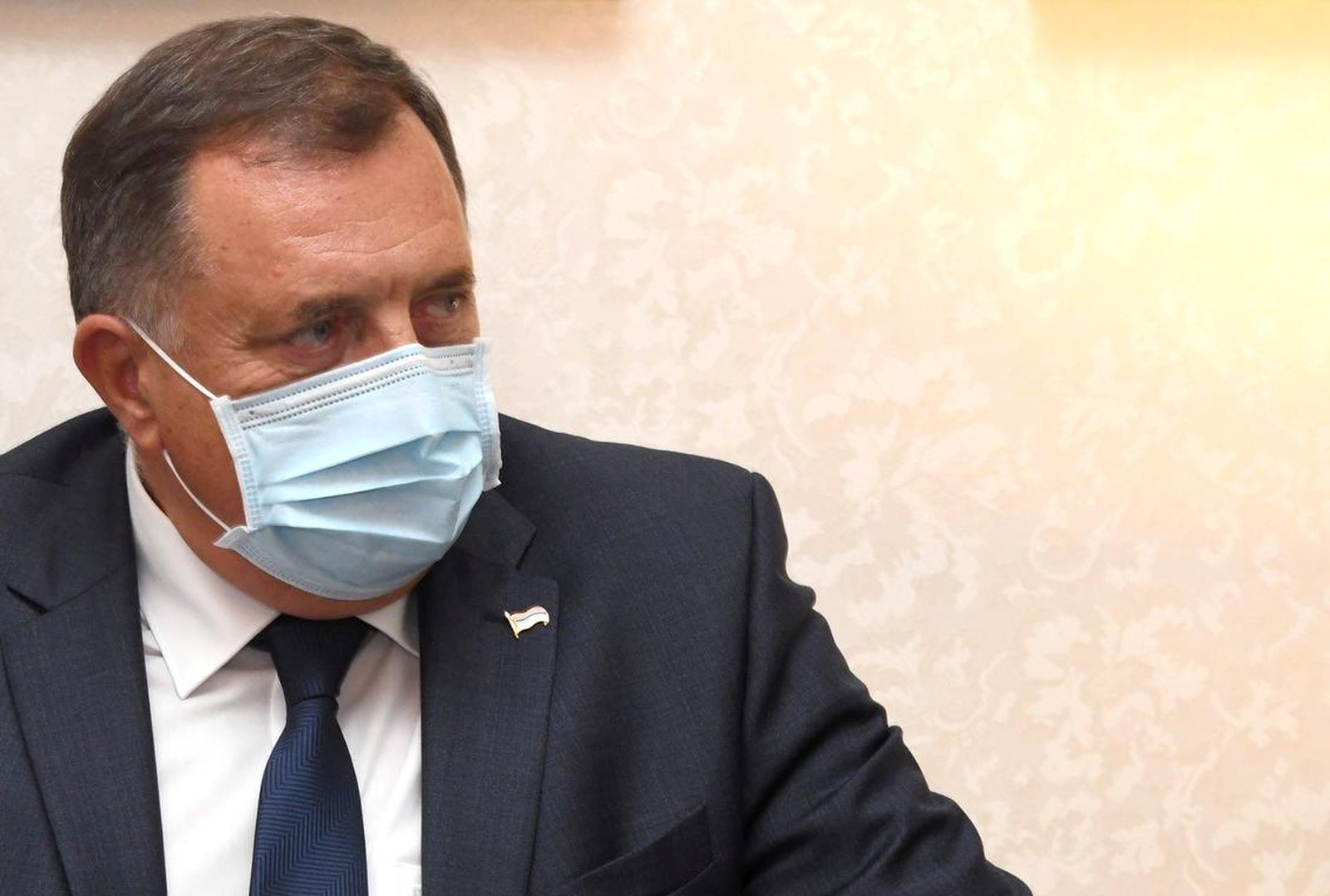16.09.2020., Zagreb - Susret clana predsjednistva BiH Milorada Dodika i  predsjednika Vlade RH Andreja Plenkovica u Banskim dvorima.rPhoto: Josip Regovic/PIXSELL