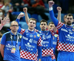 17.01.2022., Pick Arena, Szeged, Madjarska - EHF Europsko prvenstvo, skupina C, 3. kolo, Hrvatska - Ukrajina. Izbornik Hrvatske Hrvoje Horvat. Photo: Sanjin Strukic/PIXSELL