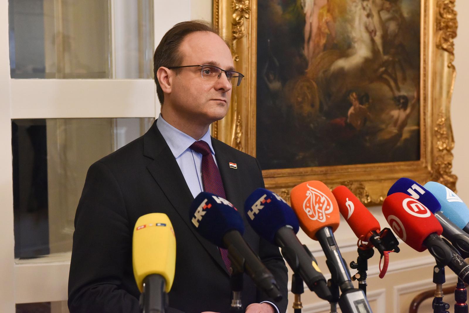 18.01.2022., Zagreb - Zvonimir Frka Petesic predstojnik ureda predsjednika vlade. Photo: Davorin Visnjic/PIXSELL