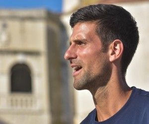 18.06.2020., Zadar - Na Forumu je odrzan Kids day teniskog susreta Adria tour. Najpoznatija imena svjetskog tenisa igrala su na Forumu sa odusevljenom djecom. Novak Djokovic.rPhoto: Dino Stanin/PixSell