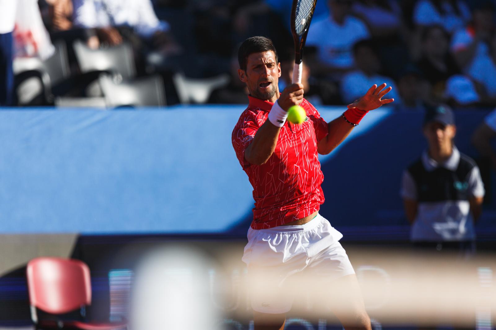 19.06.2020., Zadar - Egzibicijski mec Novaka Djokovica protiv zvijezda Adria Toura.Novak Djokovic.rPhoto: Marko Dimic/PIXSELL