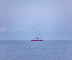 19.07.2021., Stara gradska jezgra, Dubrovnik - Jedrilica na moru.rPhoto: Grgo Jelavic/PIXSELL