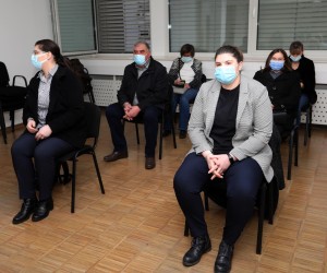 20.01.2022., Karlovac - Na Zupanijskom sudu u Karlovcu nastavljeno sudenje Kristini Ferko iz Vivodine optizenoj za trovanje mladica antifrizom. Photo: Kristina Stedul Fabac/PIXSELL