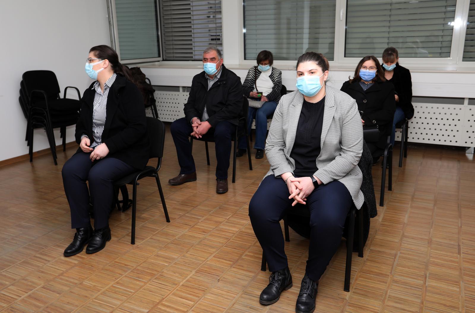 20.01.2022., Karlovac - Na Zupanijskom sudu u Karlovcu nastavljeno sudenje Kristini Ferko iz Vivodine optizenoj za trovanje mladica antifrizom. Photo: Kristina Stedul Fabac/PIXSELL