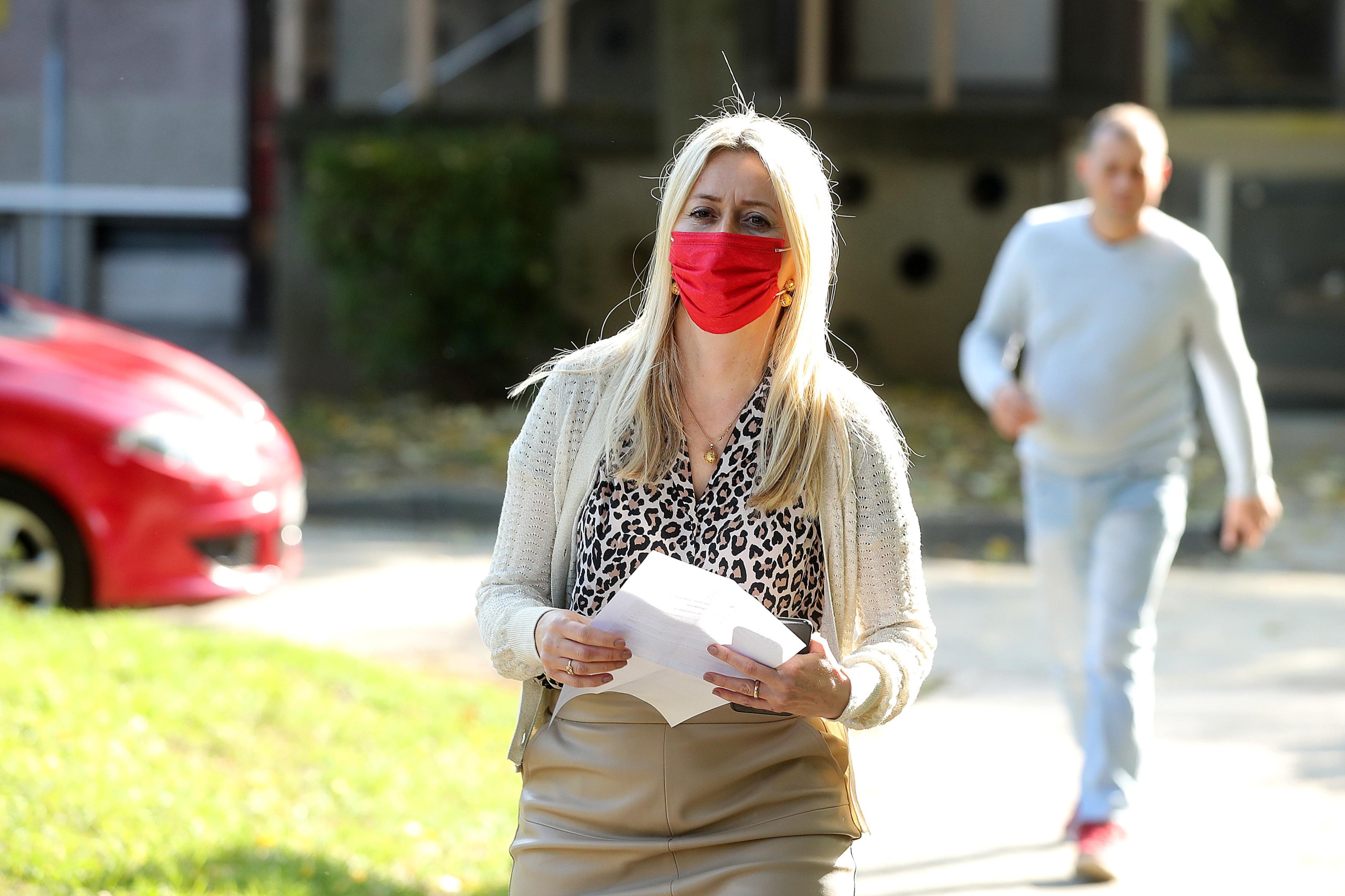20.10.2021., Zagreb - Ivana Pavic Simetin, zamjenica ravnatelja Hrvatskoj zavoda za javno zdravstvo, komentirala je trenutnu epidemiolosku situaciju s obzirom na veliki porast novozarazenih. Photo: Goran Stanzl/PIXSELL