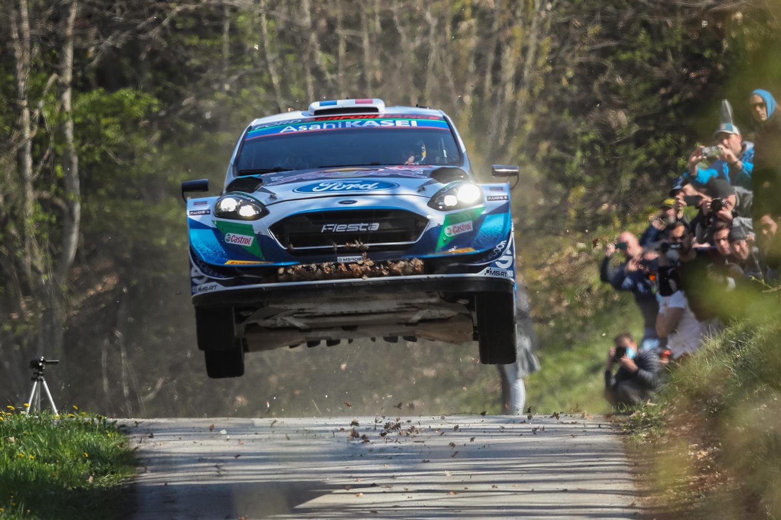 23.04.2021., Kostanjevac - Prvi dan WRC Croatia Rally 2021, SS2 od Kostanjevaca do Petrusevog Vrha. M-SPORT FORD WORLD RALLY TEAM, Adrien FOURMAUX i Renaud JAMOUL.  Photo: Luka Stanzl/PIXSELL