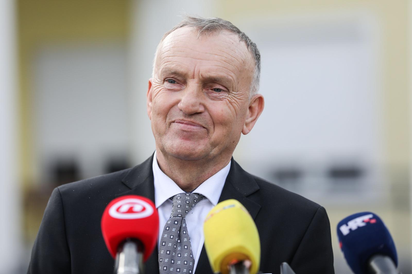22.01.2022., Zagreb - Rakitje, prostorije Ustanove za sveobuhvatnu skrb "Tigar". Izborna skupstina hrvatskog generalnog zbora. Novoizabrani predsjednik zbora je general bojnik Marinko Kresic.

 Photo: Marin Tironi/PIXSELL