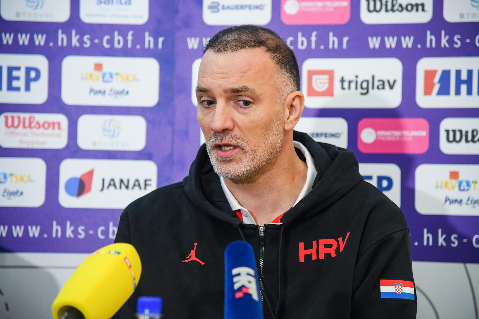 23.11.2021.., Zagreb - Konferencija za medije hrvatske kosarkaske reprezentacije povodom okupljanja i kvalifikacijskih utakmica za SP 2023. Veljko Mrsic     Photo: Josip Regovic/PIXSELL