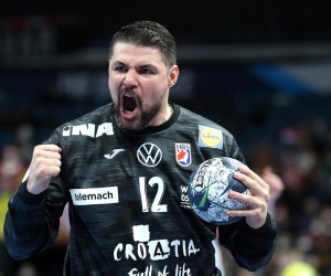 20.01.2022., Multifunctional Arena, Budimpesta, Madjarska - EHF Europsko prvenstvo, skupina I, 3. kolo, Island - Hrvatska. Ivan Pesic Photo: Sanjin Strukic/PIXSELL