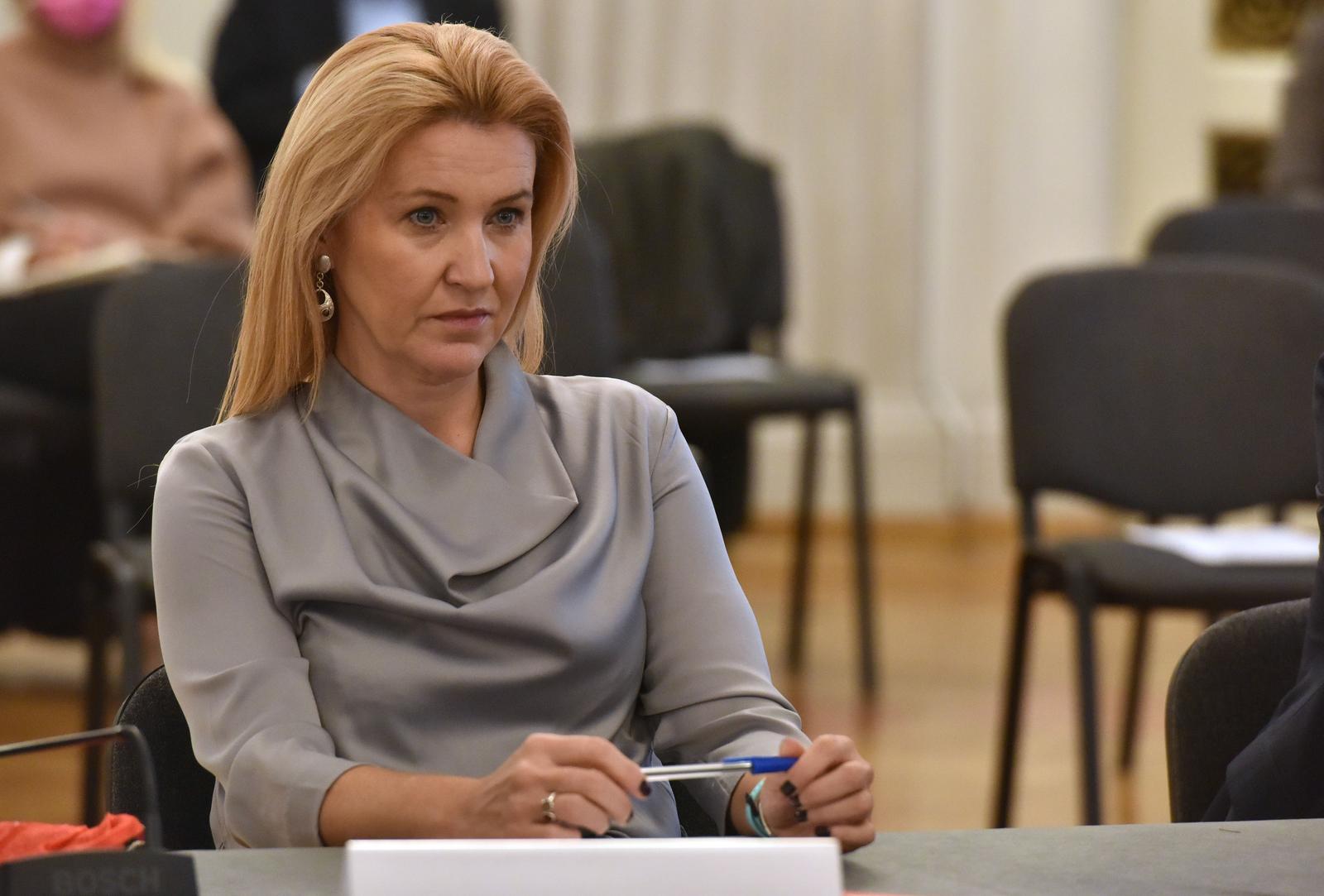 25.10.2021., Zagreb - U Hrvatskom novinarskom domu odrzan je okrugli stol na temu "Sto donosi novi Zakon o sprjecavanju sukoba interesa?". Natasa Novakovic Photo: Davorin Visnjic/PIXSELL