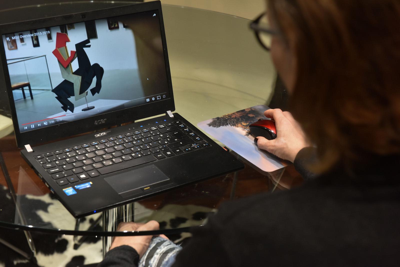29.01.2021., Zagreb - Izlozbe Noci muzeja ove godine se mogu razgledati jedino putem interneta.rPhoto: Davorin Visnjic/PIXSELL