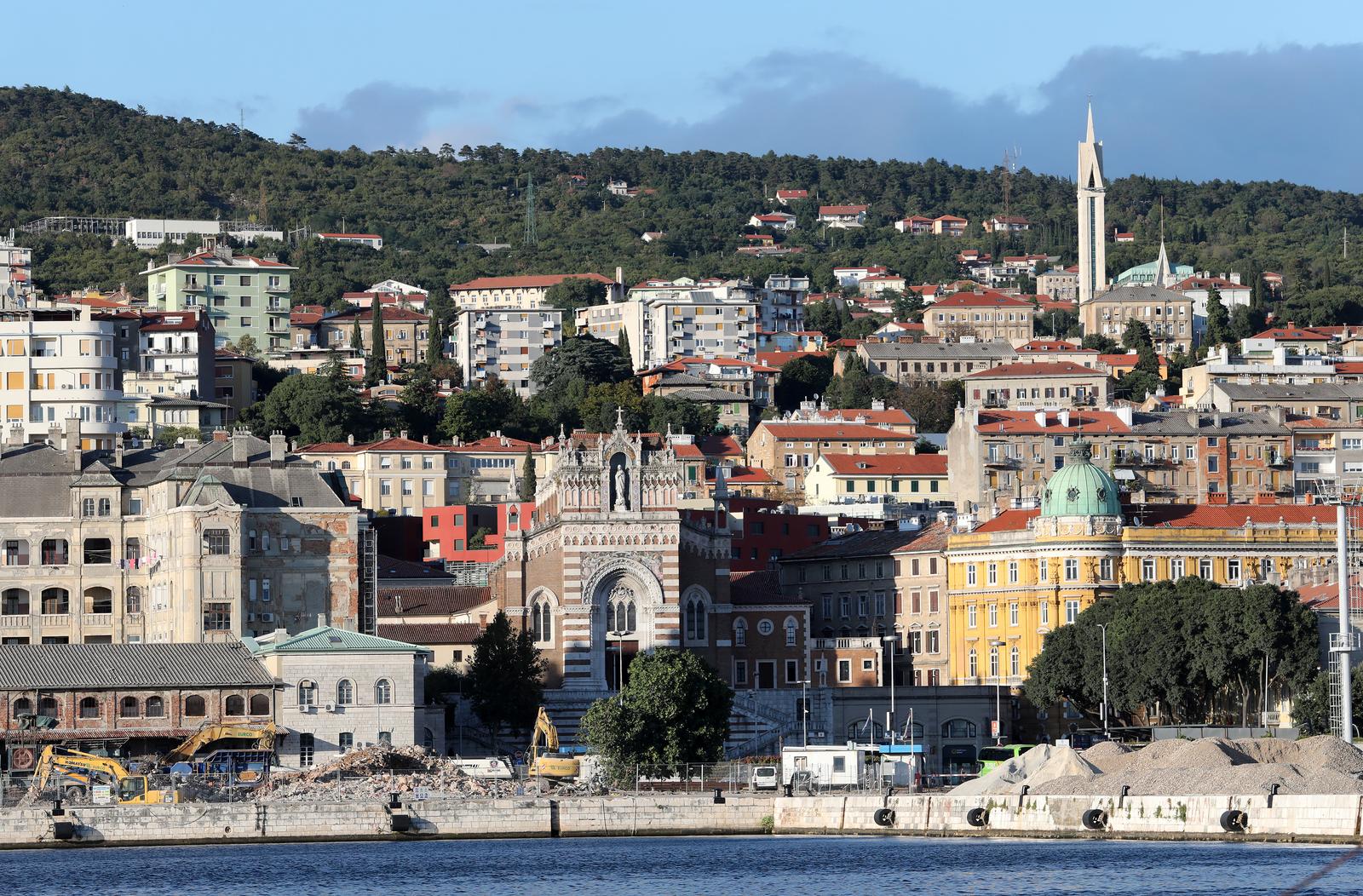29.08.2021., Rijeka - Panorama grada. rPhoto: Goran Kovacic/PIXSELL