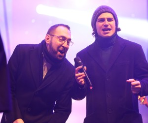 31.12.2021., Zagreb - Gradonacelnik Tomasevic na Trgu bana Jelacica zazelio svima sretnu Novu godinu Photo: Marko Prpic/PIXSELL
