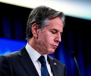 U.S. Secretary of State Antony Blinken pauses while speaking in the briefing room of the State Department in Washington, U.S. January 7, 2022. Andrew Harnik/Pool via REUTERS Photo: POOL/REUTERS