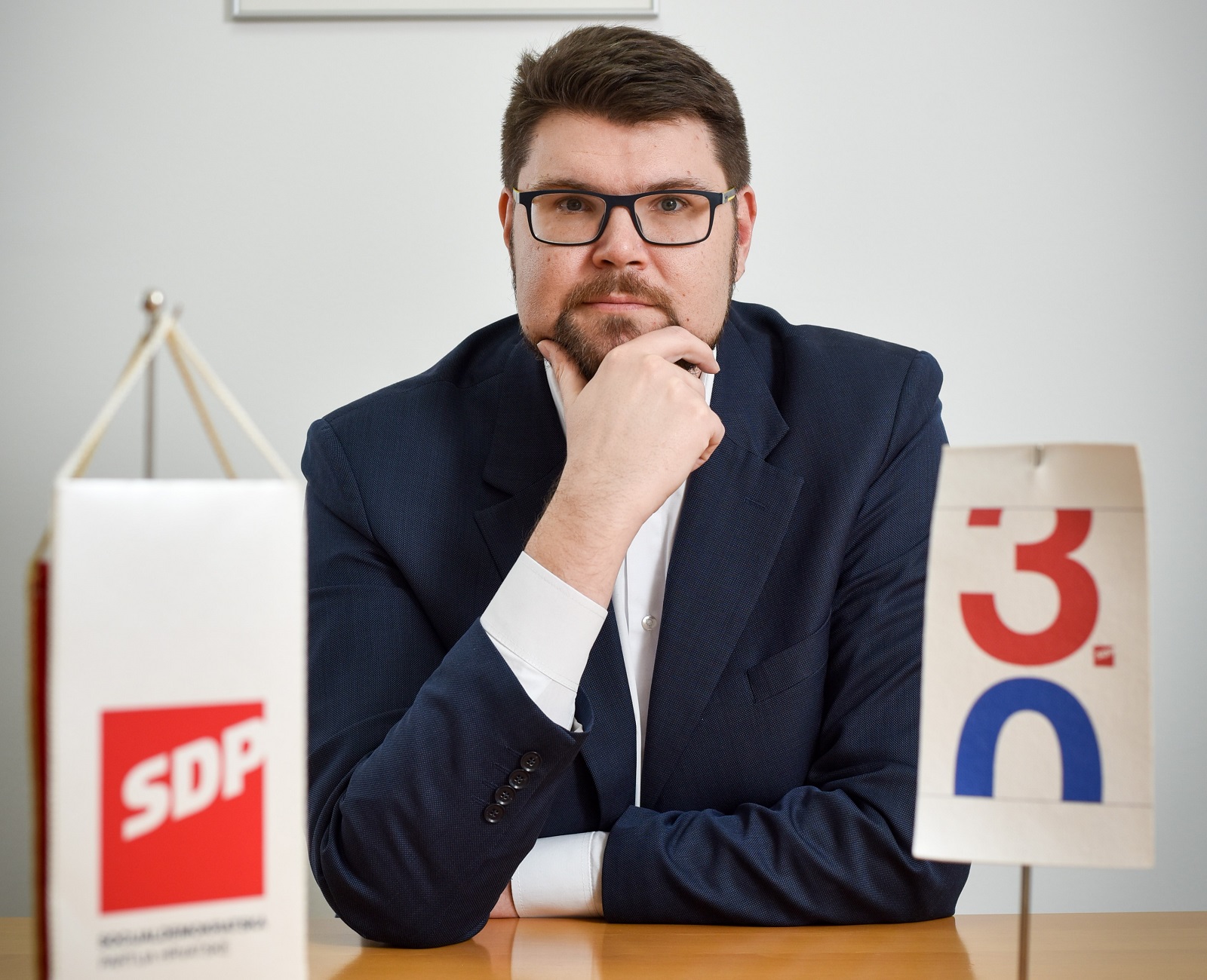 17.12.2021., Pedja Grbin, predsjednik SDP-a. 

Photo Sasa ZinajaNFoto