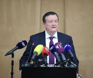 02.12.2021., Zagreb - Svecana sjednica Fakultetskog vijeca Fakulteta strojarstva i brodogradnje Sveucilista u Zagrebu u prigodi obiljezavanja Dana Fakulteta strojarstva i brodogradnje. rektor Sveucilišta u Zagrebu Damir Boras Photo: Marko Prpic/PIXSELL