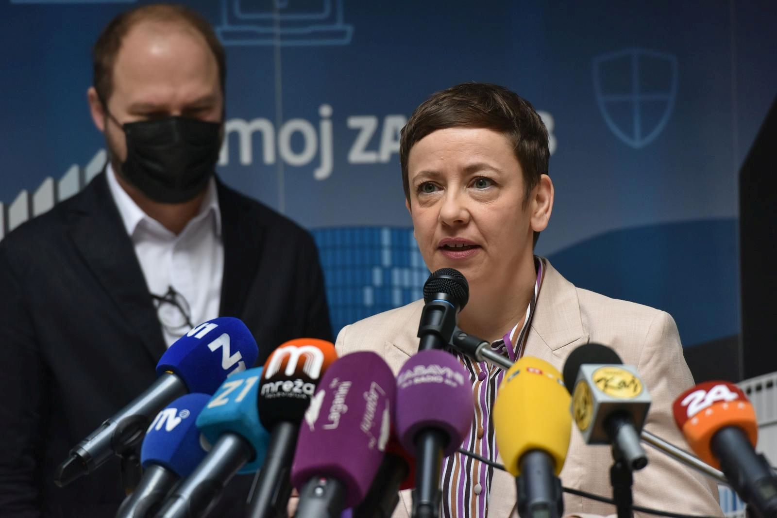 30.11.2021., Zagreb - Gradonacelnik Grada Zagreba Tomislav Tomasevic je sa svojim suradnicima odrzao redovitu konferenciju za medije. Photo: Davorin Visnjic/PIXSELL
