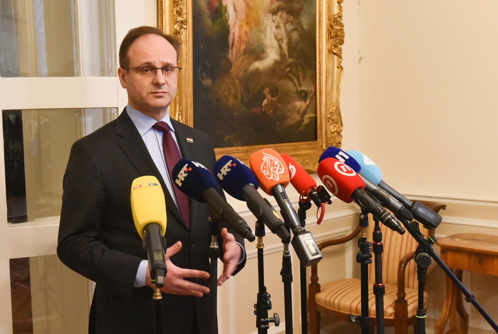18.01.2022., Zagreb - Zvonimir Frka Petesic predstojnik ureda predsjednika vlade. Photo: Davorin Visnjic/PIXSELL