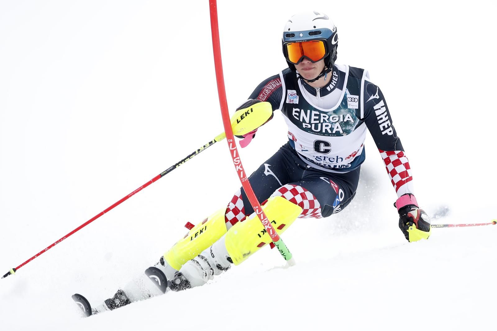 06.01.2022., Zagreb - Prva voznja muskog slaloma Audi FIS Svjetskog skijaskog kupa Snow Queen Trophy 2022.  Photo: Slavko Midzor/PIXSELL
