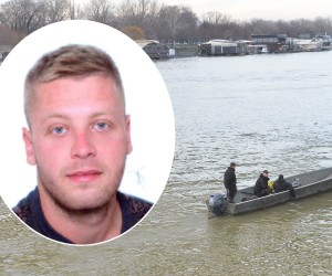 Beograd, 4.1.2022.- U potragu za Splićaninom Matejom Perišem (27), koji je nestao u Beogradu 31. prosinca, od utorka ujutro su uključeni i ronioci Žandarmerije Ministarstva unutarnjih poslova, priopćio je srbijanski MUP. 
foto HINA/ TANJUG/ STRAHINJA ACIMOVIC/ ua