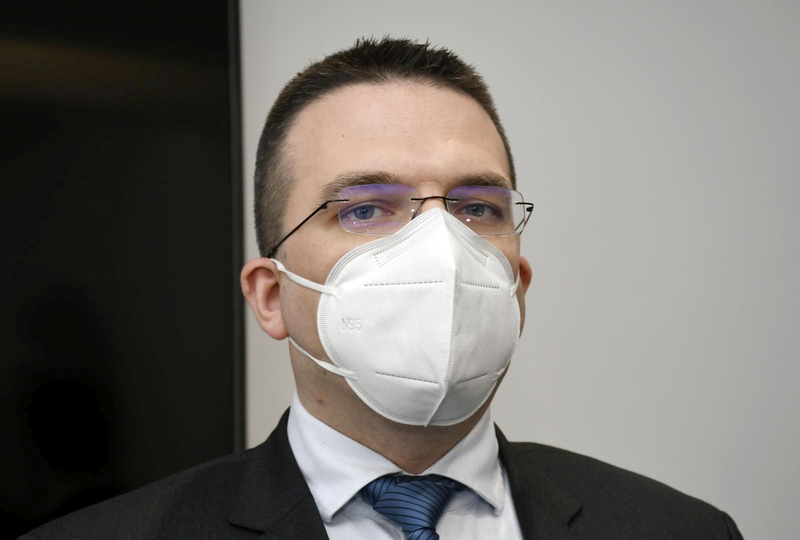 20.03.2021.,Sisak - Na inicijativu saborskog zastupnika HDZ-a  Ivana Celjaka odrzan je sastanak sa zastupnikom u Europskom parlamentu, Tomislavom Sokolom o temi “Europska sredstva kao odgovor na posljedice potresa u Sisako-moslavackoj zupaniji te revitalizacija pogodjenih podrucja”.Tomislav Sokol.rPhoto: Nikola Cutuk/PIXSELL