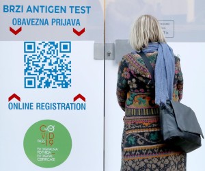25.10.2021., Zagreb - Na sve vise lokacija u nasim gradovima nudi se komercijano brzo antigensko testiranje na covid-19.  Photo: Patrik Macek/PIXSELL