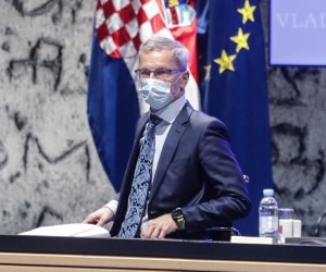 20.01.2022., Zagreb - Predsjednik Vlade Andrej Plenkovic predsjedao 13. sjednicom Nacionalnog vijeca za uvodjenje eura kao sluzbene valute u Republici Hrvatskoj.  Photo: Robert Anic/PIXSELL