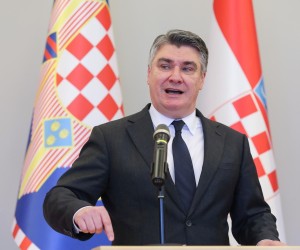 05.01.2022., Zagreb - Predsjednik Republike Zoran Milanovic odrzao je konferenciju za medije na temu modernizacije i opremanja Hrvatske kopnene vojske.  Photo: Tomislav Miletic/PIXSELL