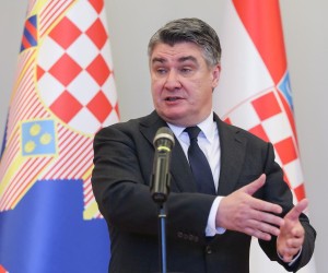05.01.2022., Zagreb - Predsjednik Republike Zoran Milanovic odrzao je konferenciju za medije na temu modernizacije i opremanja Hrvatske kopnene vojske.  Photo: Tomislav Miletic/PIXSELL
